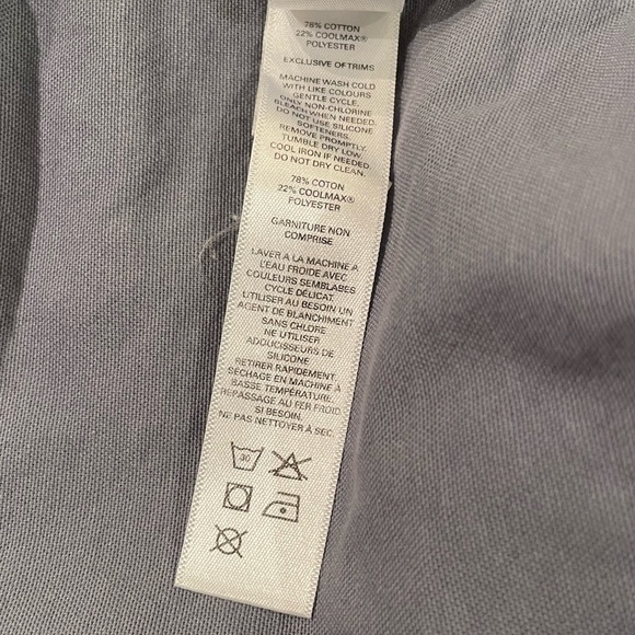 DU/ER Men’s Button Up Shirt - Greyish Blue Size L - Picture 9 of 9